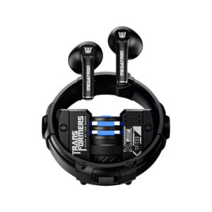 audifono transformers inalambricos in ear, bt, microfono, 280mah, alcance 10m, con luz led. black