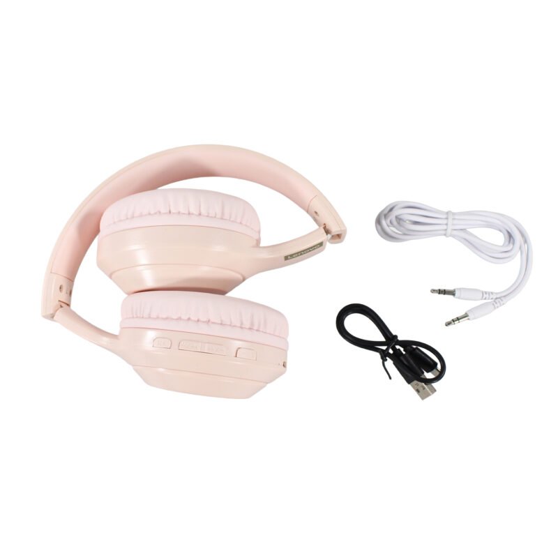 audifono lenovo, bt v5.0, sonido envolvente, microfono integrado, 20 20000hz, 40mm. pink — vista 2