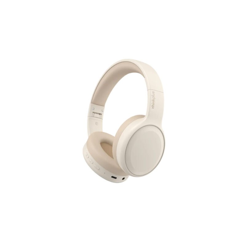 audifono lenovo, bt v5.1, sonido hifi, almacenamiento plegable, parlante de 5.40mm, 20hz 20khz.white