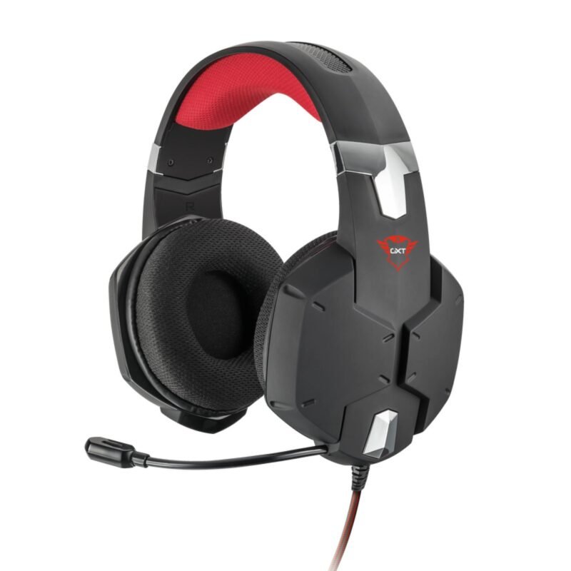 audifono trust gamer gxt 322 carus black — vista 2