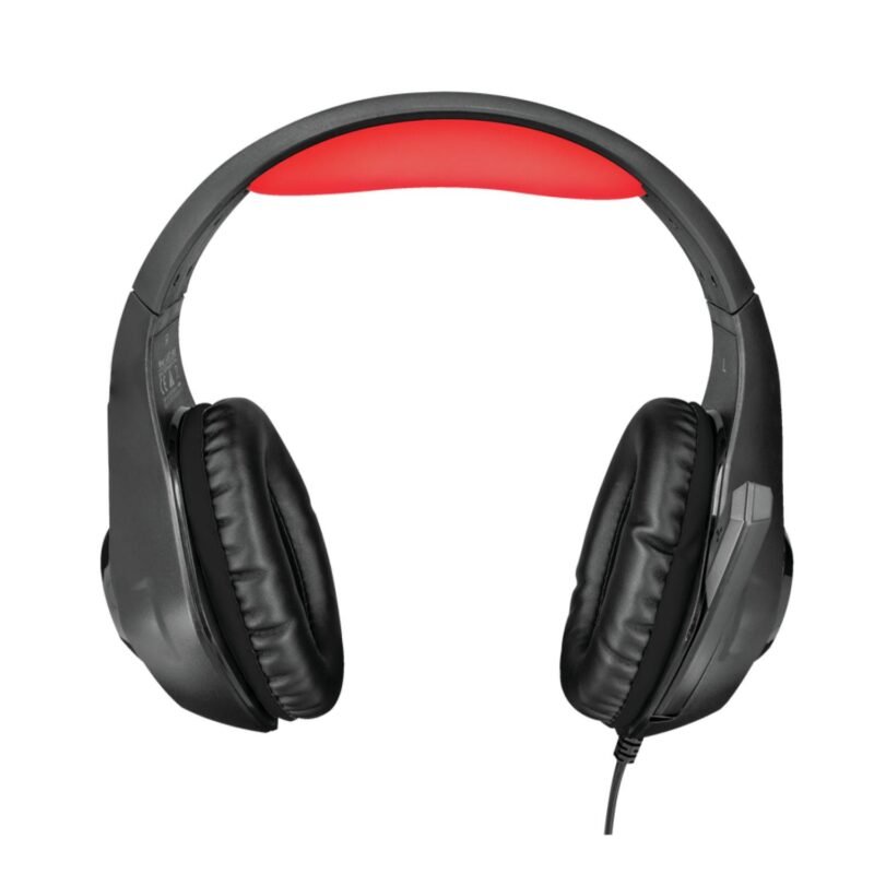 audifono trust circumaurales, cable 2 mts, almohadillas comodas, diseÑo ajustable, conexion 3.5. — vista 4