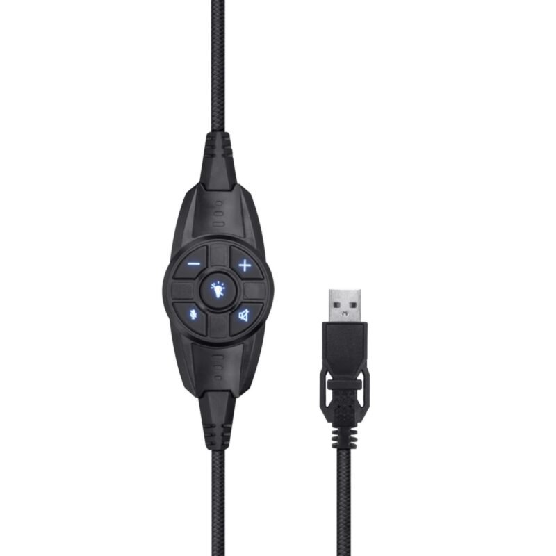 audifono trust gamer gxt 450 blizz 7.1 surround rgb + r6s — vista 7