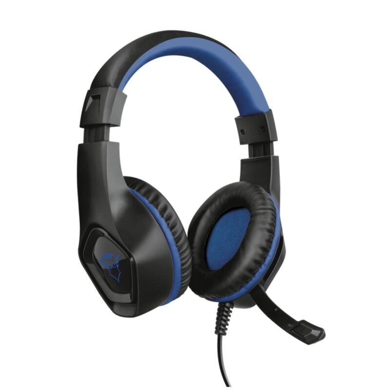 audifono trust gamer, microfono plegable, diadema ajustable, 1m cable jack 3.5. — vista 2