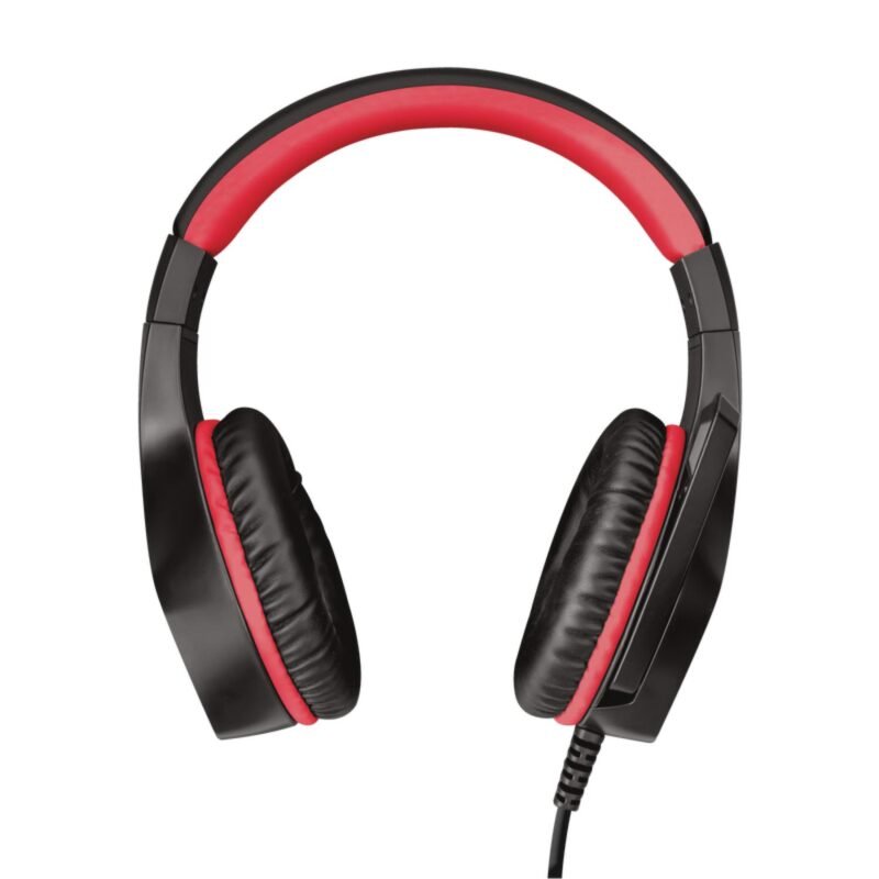 audifono trust gxt 404 gamer, microfono plegable, diadema ajustable, 1m cable jack 3.5. — vista 5