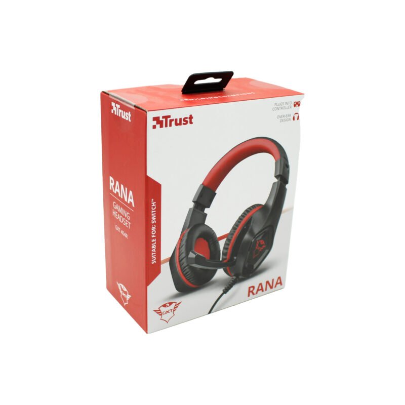 audifono trust gxt 404 gamer, microfono plegable, diadema ajustable, 1m cable jack 3.5.