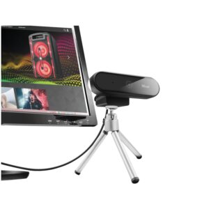 camara web trust tyro full hd 30fps black