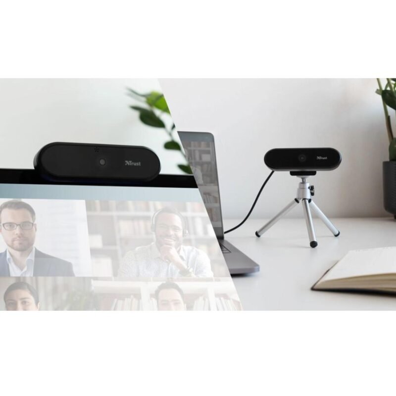camara web trust tyro full hd 30fps black — vista 3