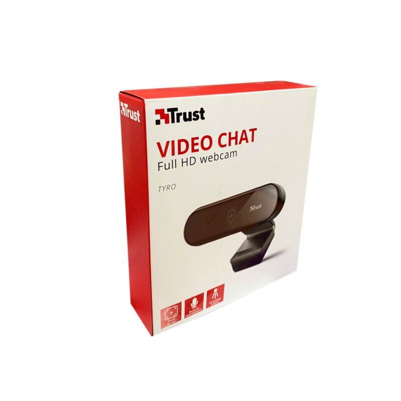 camara web trust tyro full hd 30fps black — vista 4