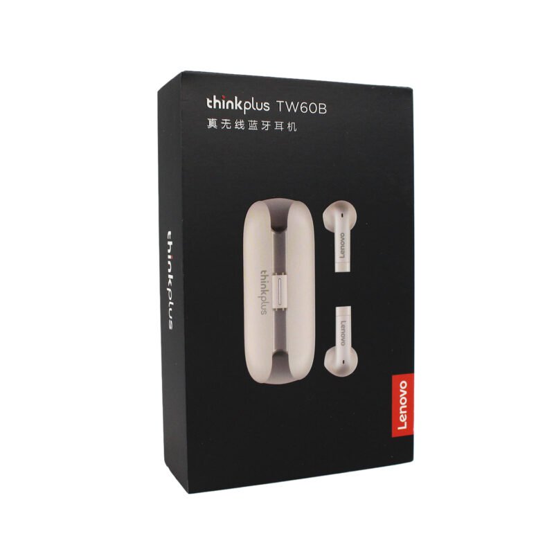 audifono lenovo bt v5.3, carga tipo c, 13mm, distancia 10m, 5 7h musica/conversacion. stone whiten 827 — vista 2