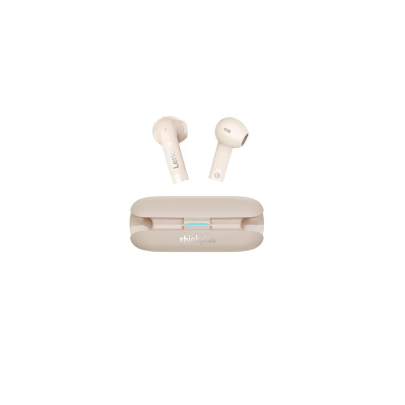 audifono lenovo bt v5.3, carga tipo c, 13mm, distancia 10m, 5 7h musica/conversacion. stone whiten 827