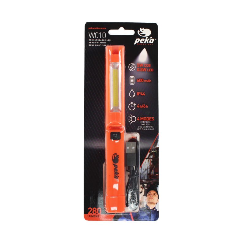 linterna pekatherm w010 lÁpiz recargable con dos fuentes de luz. — vista 8