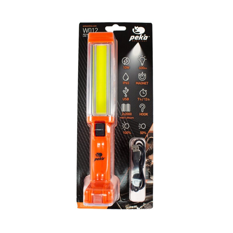 linterna de trabajo led magnetica 600 lumenes ip65 3 modos de uso 7 a 13 hrs de uso 4000mah de bateria powerbank incluida — vista 7