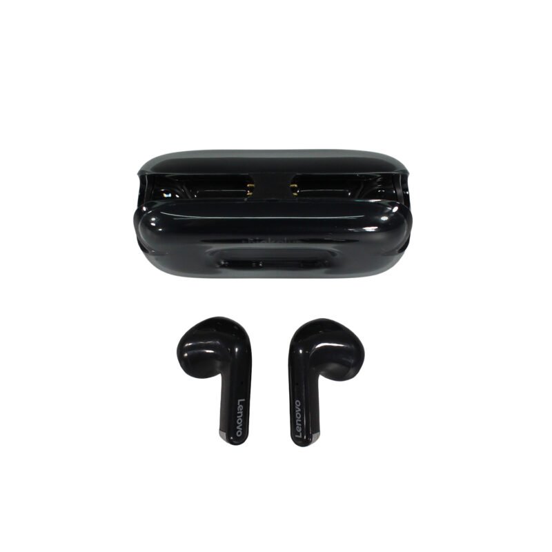 audifono lenovo twins bt v5.3, 4 colores, pantalla led, 4h reproduccion, carga 250mah. black — vista 3