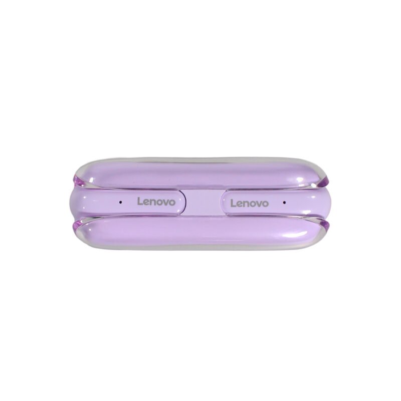 audifono lenovo twins bt v5.3, 4 colores, pantalla led, 4h reproduccion, carga 250mah. purple — vista 4