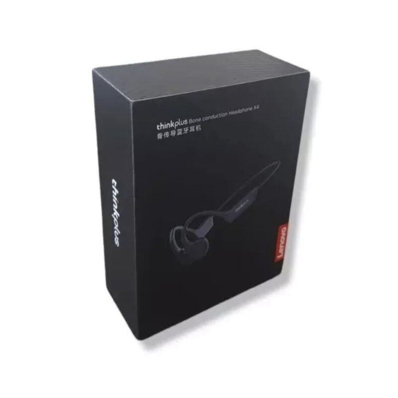 audifono lenovo de conduccion osea, bt v5.0, diseÑo ergonomico y liviano, 25g. black