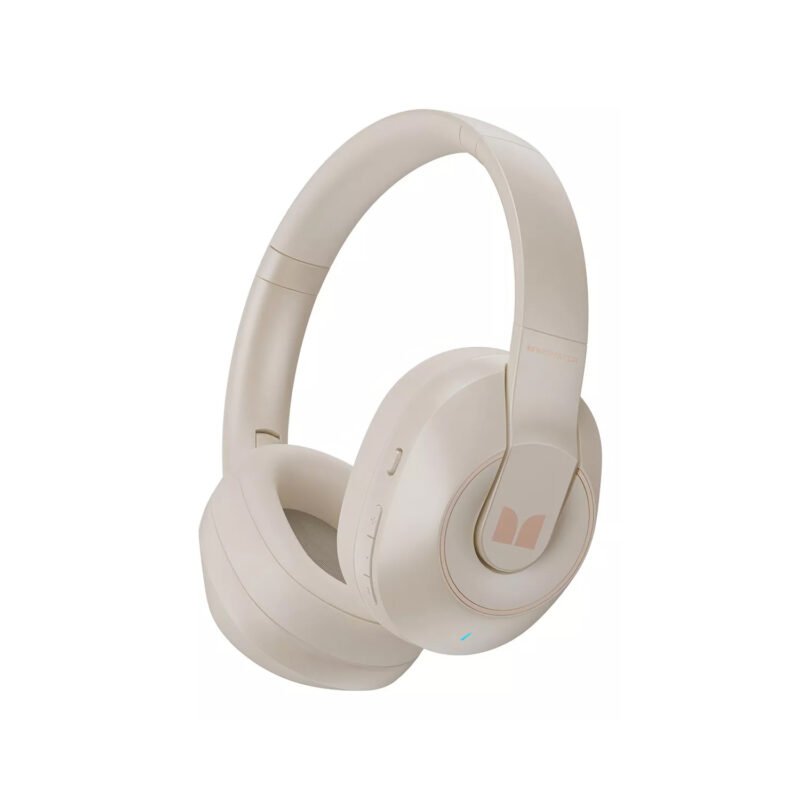 audifono monster bt v5.3, audio hd, 25h de duracion, carga rapida, diseÑo plegable. beige