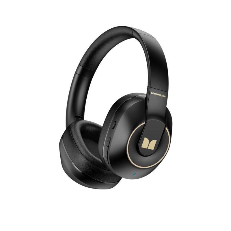 audifono monster bt v5.3, audio hd, 25h de duracion, carga rapida, diseÑo plegable. brack — vista 3