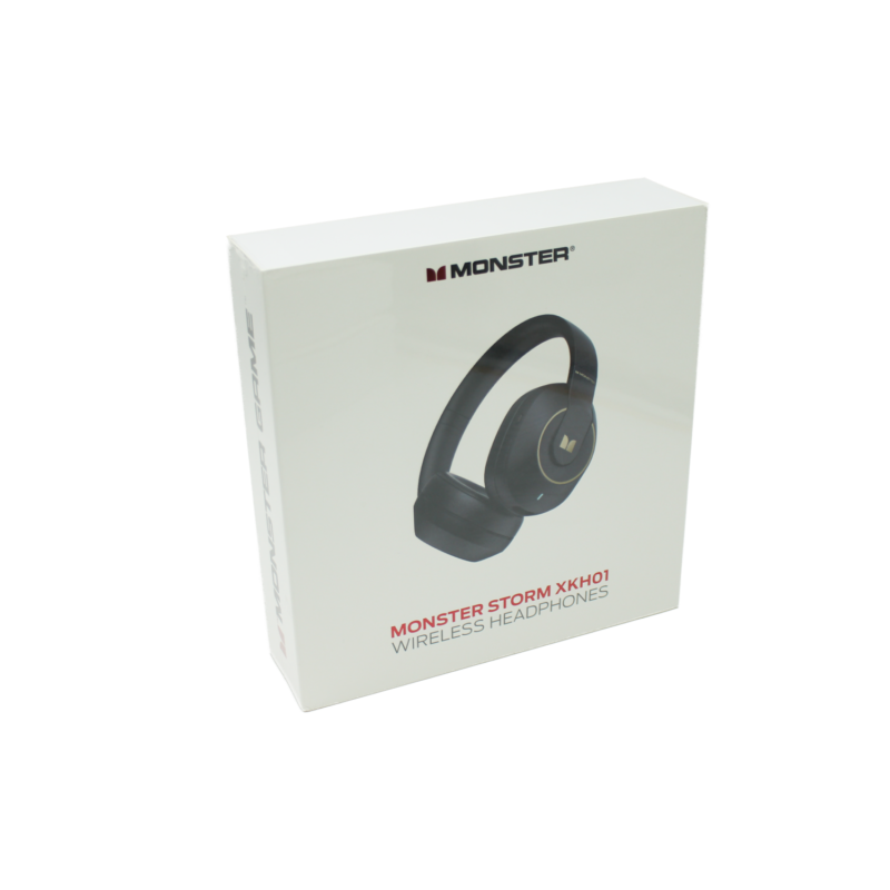 audifono monster bt v5.3, audio hd, 25h de duracion, carga rapida, diseÑo plegable. brack — vista 4
