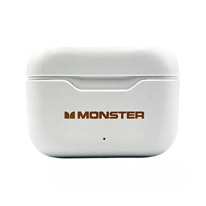 audifono monster inalambricos, bt v5.1, 10m alcance, 20h duracion, estuche carga inalambrica.white — vista 2