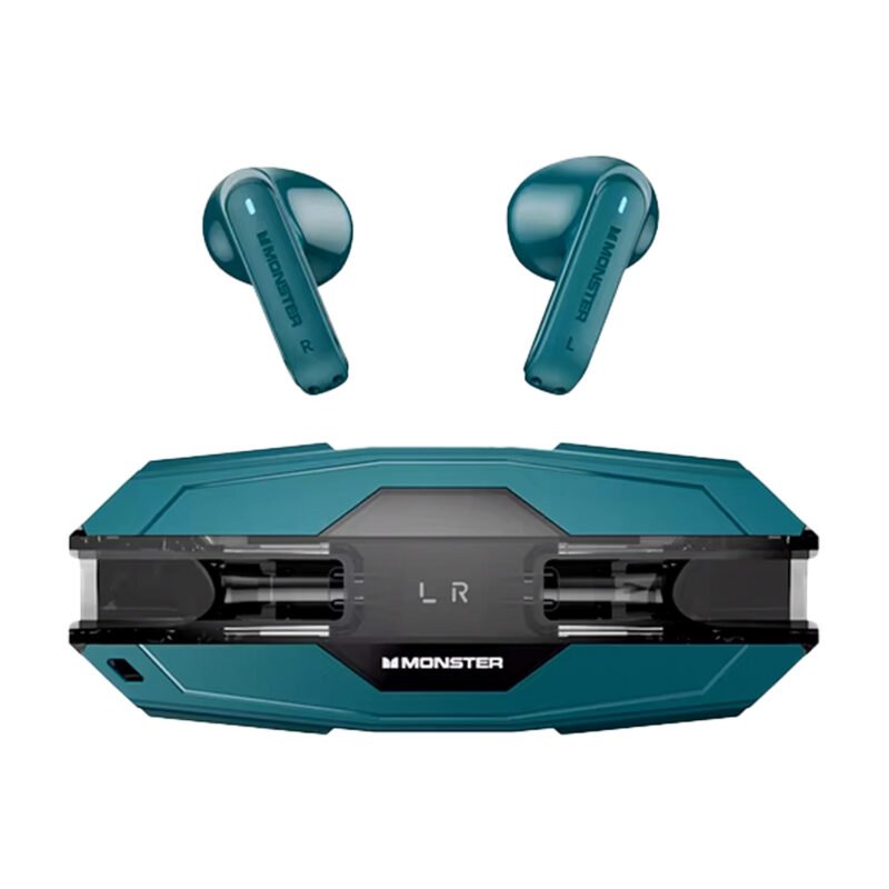 audifono in ear, bt v5.3, 10m alcance, 20h reproduccion, 1.5h carga, bateria 300mah. green — vista 2