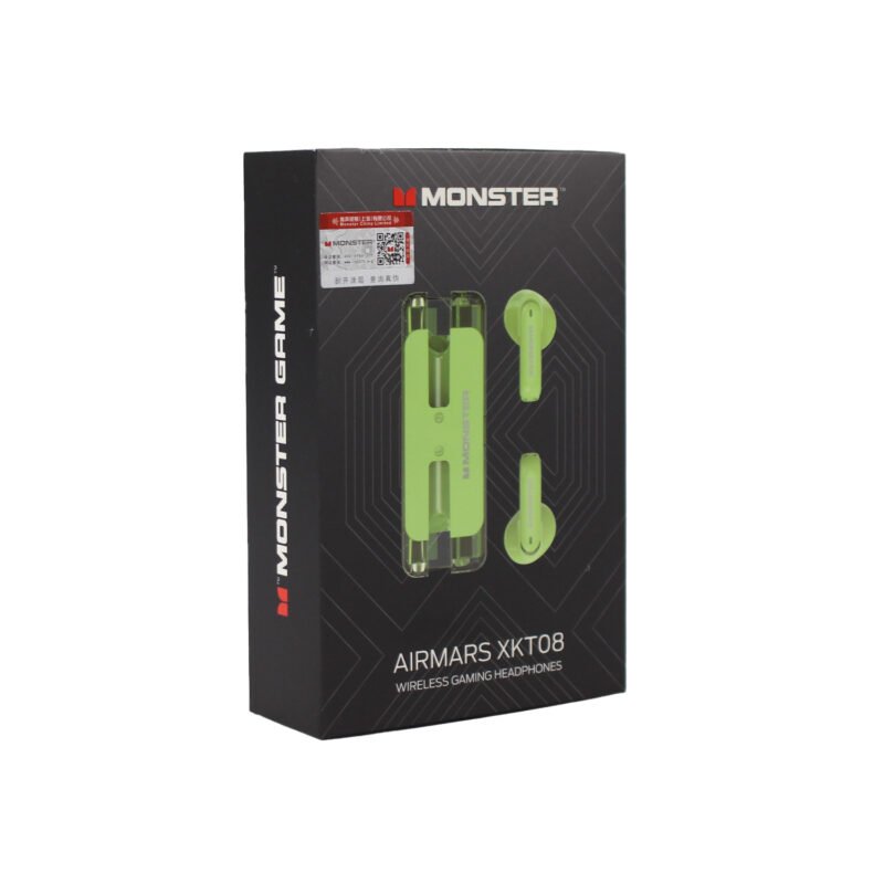 audifono monster bt v5.3 uso continuo 5 hrs green — vista 3
