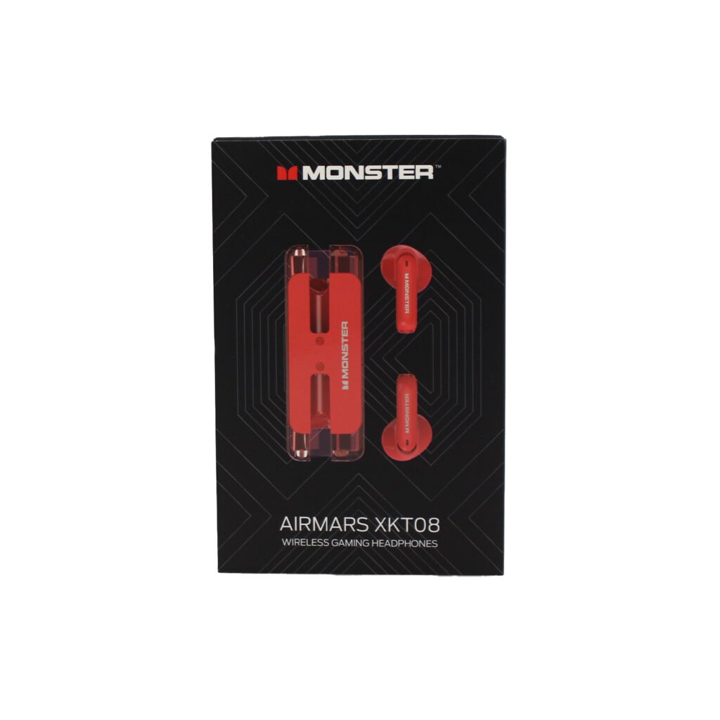 audifono monster bt v5.3 uso continuo 5 hrs red