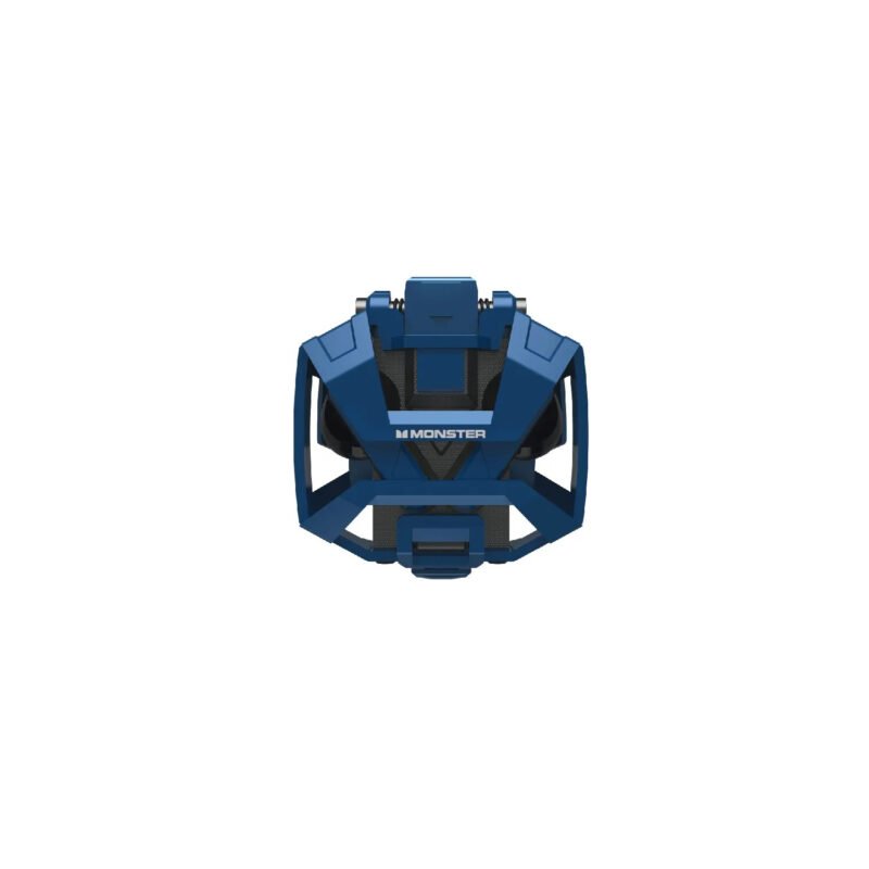 audifono monster inalambricos, bt v5.2, carga tipo c, 10m alcance, 13mm diametro. blue