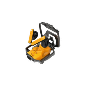 audifono monster inalambricos, bt v5.2, carga tipo c, 10m alcance, 13mm diametro. yellow