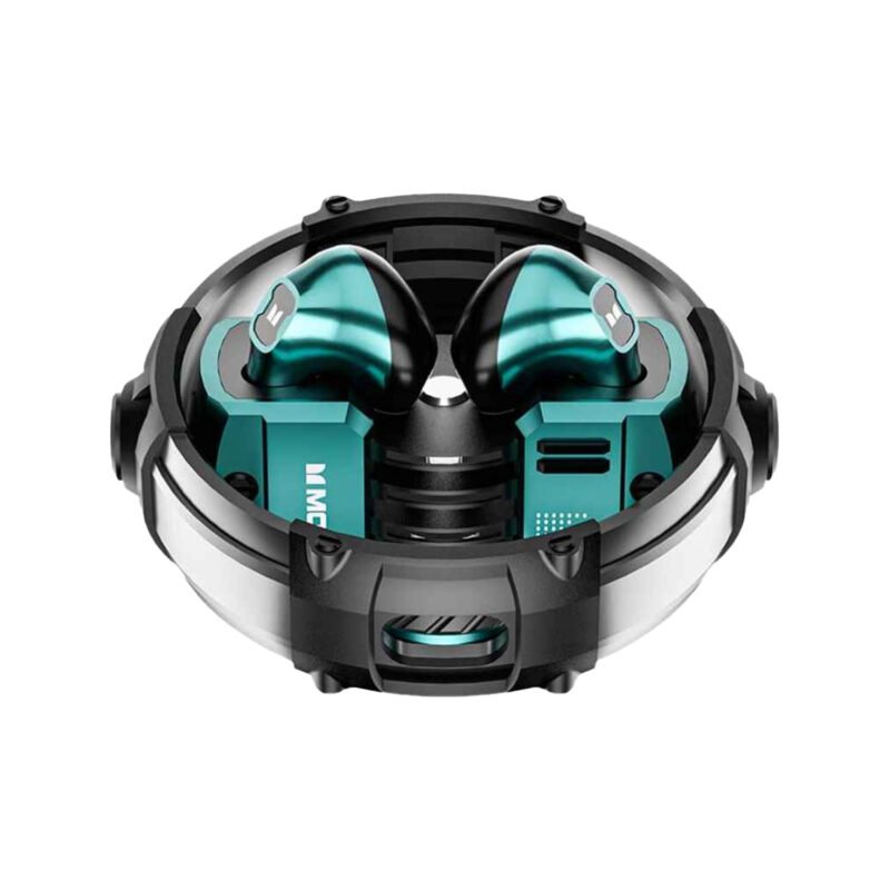 audifono monster inalambricos, bt v5.3, formato in ear, bateria 300mah, diseÑo semi internal. green — vista 3