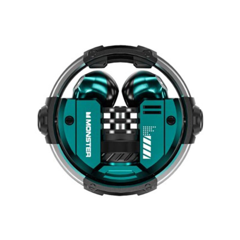 audifono monster inalambricos, bt v5.3, formato in ear, bateria 300mah, diseÑo semi internal. green