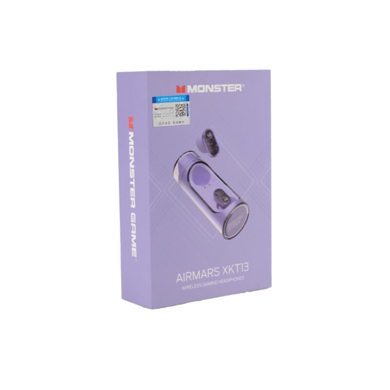 audifono monster bt v5.3 uso continuo 4 hrs purple — vista 2
