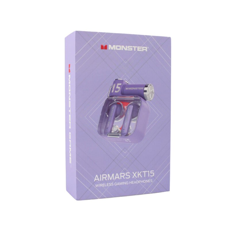 audifono monster bt v5.3 uso continuo 5 hrs purple — vista 3