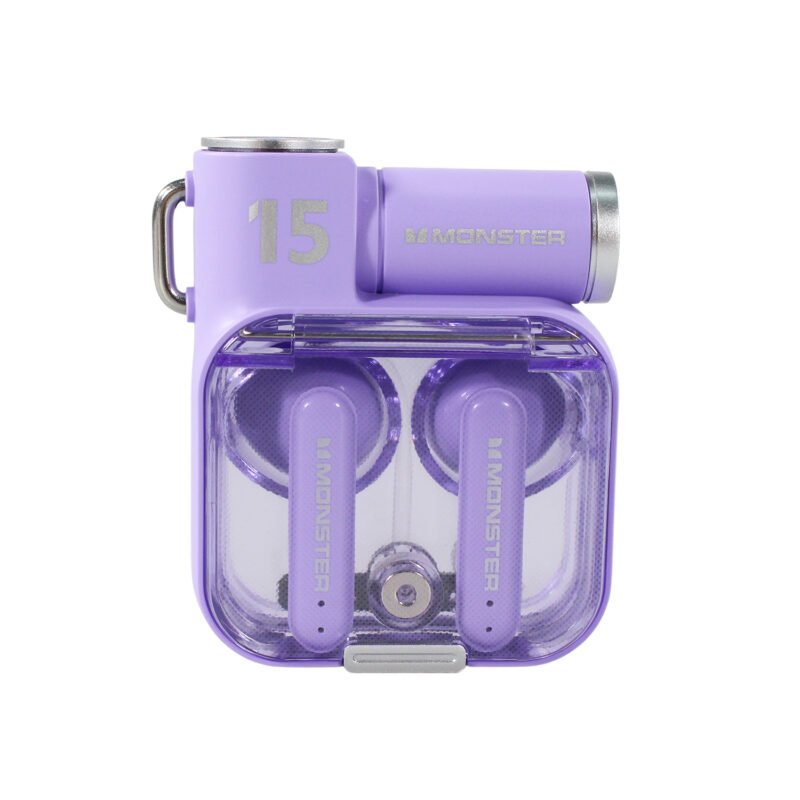 audifono monster bt v5.3 uso continuo 5 hrs purple — vista 4