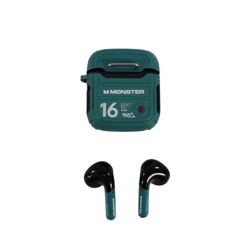 audifono monster bt v5.3 uso continuo 4 hrs green — vista 5