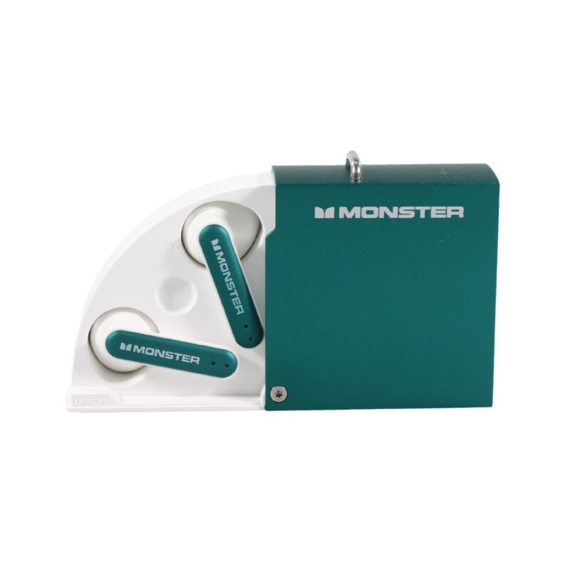 audifono monster bt v5.3 3.7v/30mah tipo c green — vista 3