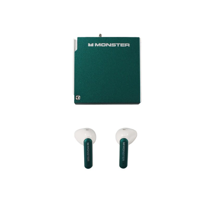 audifono monster bt v5.3 3.7v/30mah tipo c green — vista 4