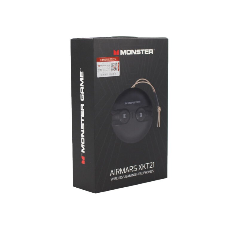 audifono monster bt v5.3 uso continuo 4hrs black — vista 2