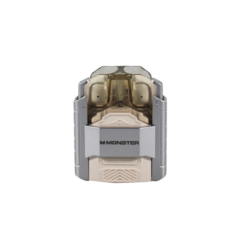 audifono monster bt v5.3 uso continuo 4hrs silver — vista 3