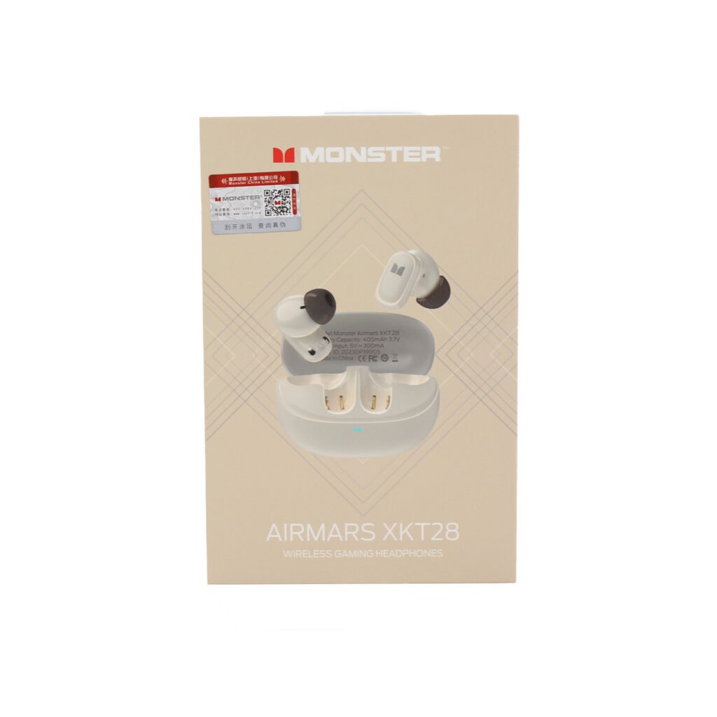 audifono monster bt v5.4 carga tipo c beige