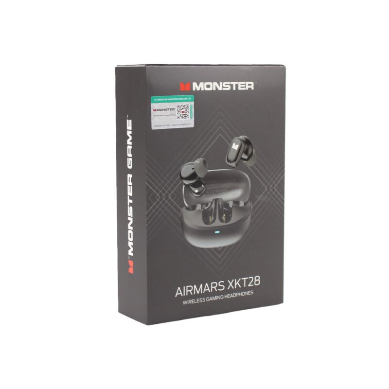 audifono monster bt v5.4 carga tipo c black — vista 2
