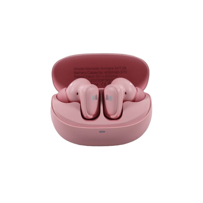 audifono monster bt v5.4 carga tipo c pink — vista 3