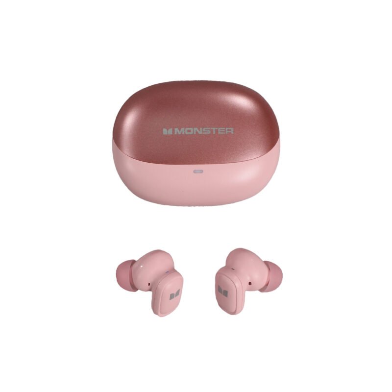 audifono monster bt v5.4 carga tipo c pink — vista 4