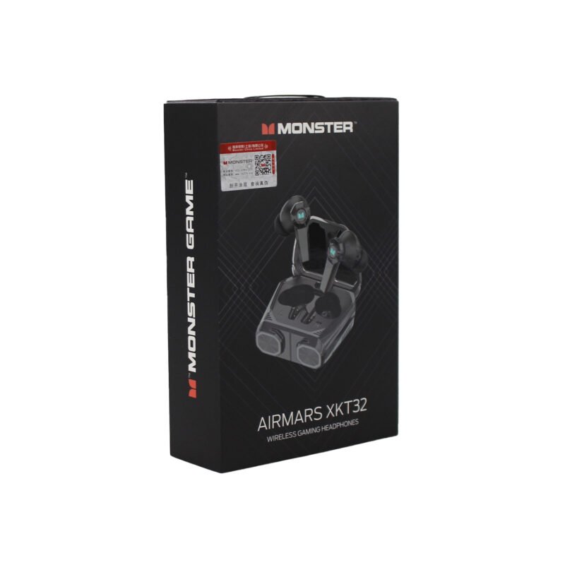 audifono monster bt v5.4 uso continuo 4hrs carga tipo c black — vista 2