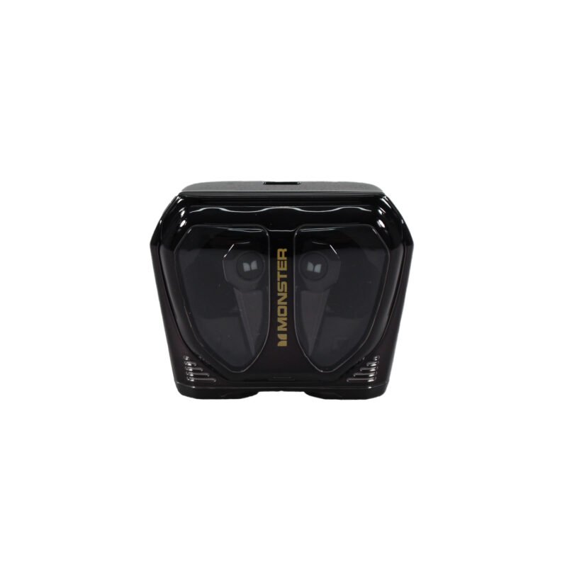 audifono monster bt v5.4 uso continuo 4hrs carga tipo c black — vista 3