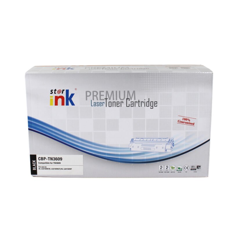 toner starink comp. brother tn3609/3k black chi