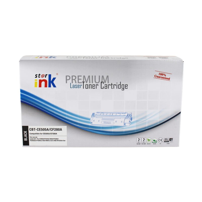 toner starink comp. hp ce505a/cf280a/2.7k black ww — vista 2