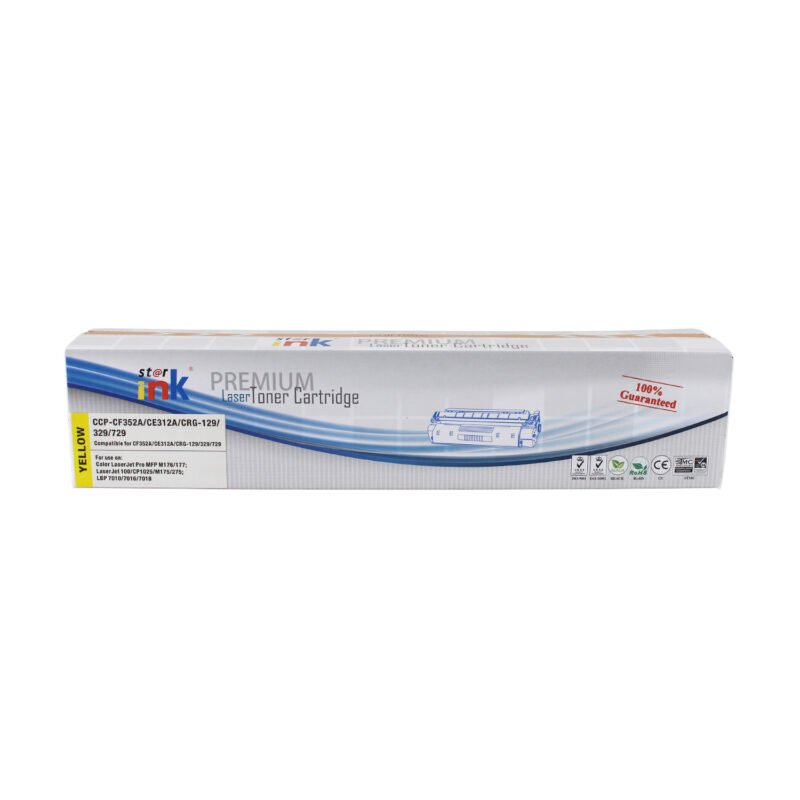 toner starink comp. hp cf352a/ce312a/crg 129/329/729/1k y ww