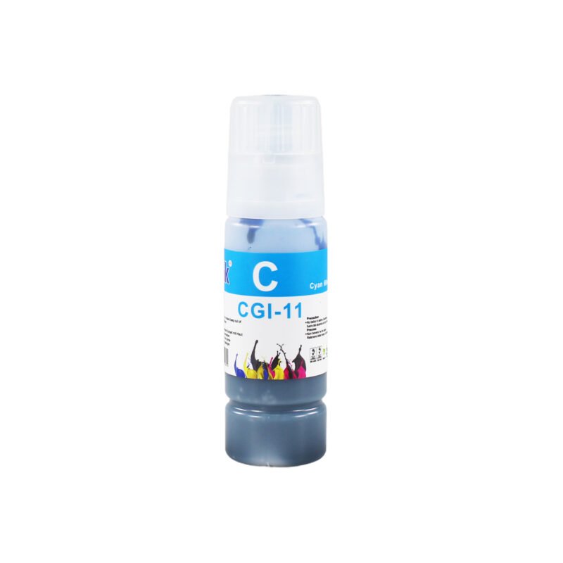 botella tinta starink compatible canon gi 11c cyan 60ml — vista 2