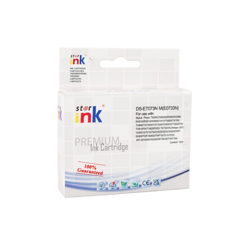 cartucho tinta starink compatible epson to733 mageta 12ml