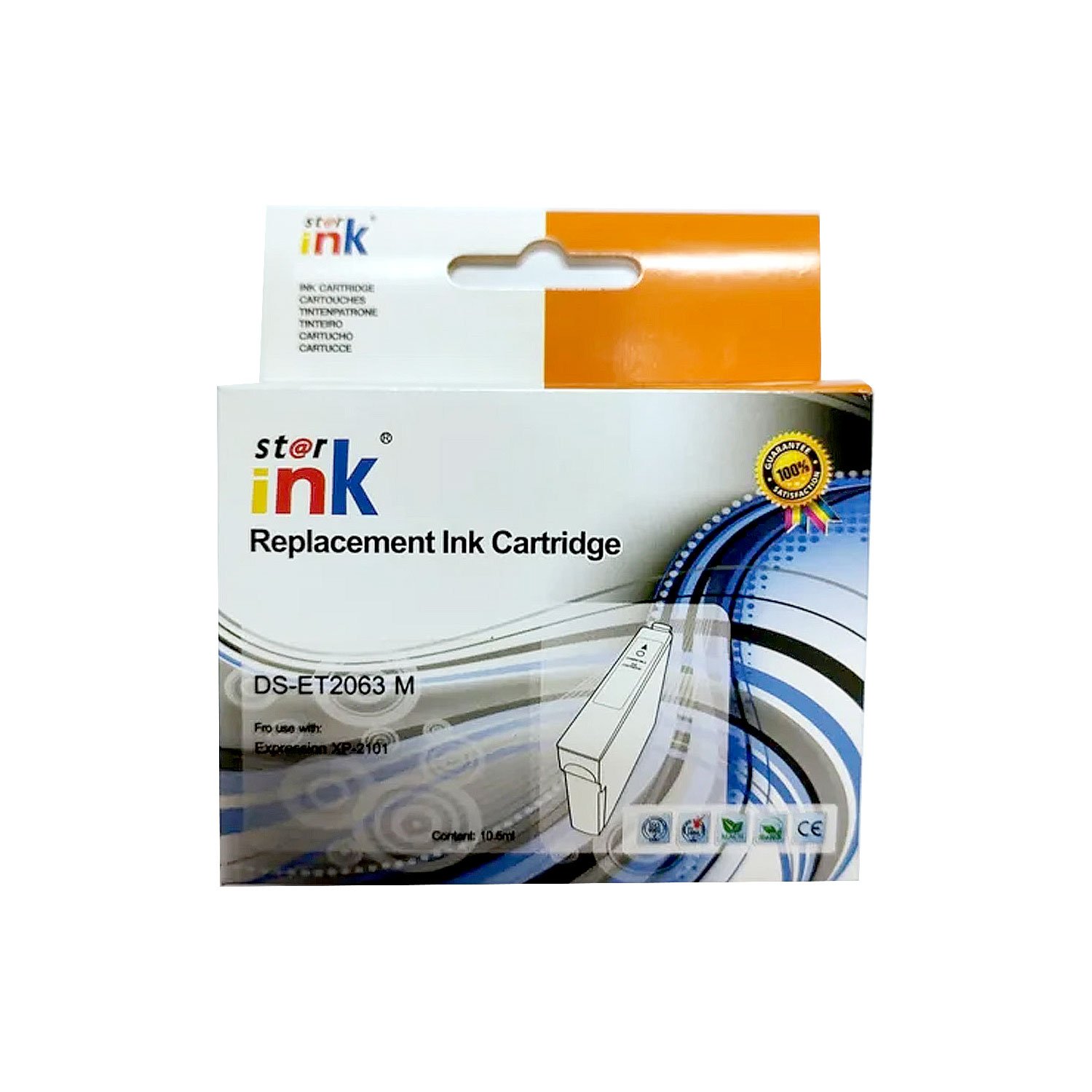 cartucho tinta starink compatible epson multifuncional xp 2101 magenta 10.5ml cartucho tinta starink compatible epson multifuncional xp 2101 magenta 10.5ml